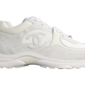 Chanel white sneakers